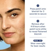 Rael Miracle Patch Advanced Strength Retinol Spot Cover, for Stubborn Pimples, 24 Count