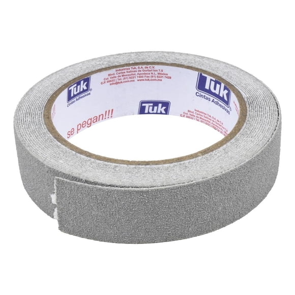 Cinta Antiderrapante Tuk 25Mmx4.57M Gris Claro