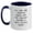 White/Navy, variant on Funny Inspirational Gifts from Men to Real Estate Agent Friends - 'All Men Are Created Equal But The Coolest Become A Real Estate Agent' Two Tone Coffee Mug - Christmas Unique Gifts