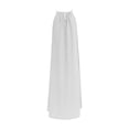 thumbnail image 6 of Kureaily Women Linen Sleeveless Extra Long Back Lace Up Linen Sleeveless Extra Long Dress, 6 of 6