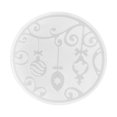 thumbnail image 4 of yuksok Christmas Coasters Crafts Cup Pad Base Resin Making Cup Mat Round Silicone Model C, 4 of 9