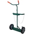 thumbnail image 5 of Heavy Duty Cylinder Cart With 440 Lbs Capacity, Compact Dual Oxygen Tank Hand Truck, 10 Inch Solid Rubber Wheels, Durable Metal Design For Secure Gas Cylinder Storage And Mobility, 5 of 10