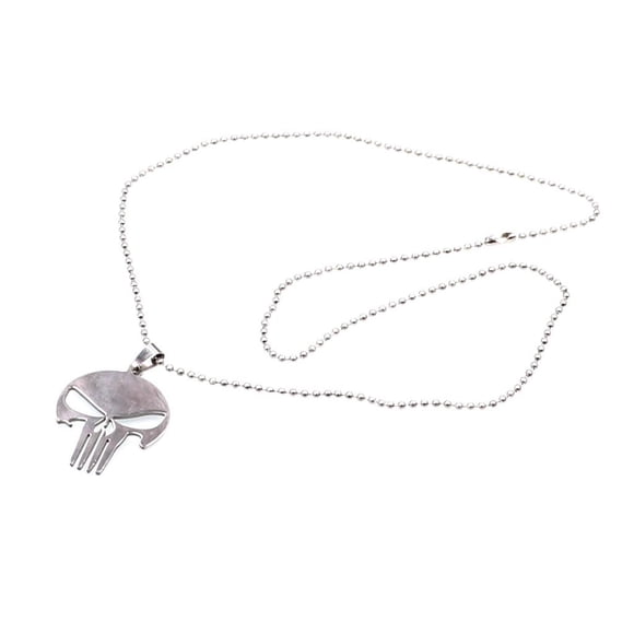 Collar de Colgante de Cráneo Cadena de Punk Rock Joyería de material acero Inoxidable para Mujeres Hombres