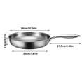 thumbnail image 3 of MKHSQHDG Today's Deals Titanium Non Stick Frying Pan for Effortless Cooking and Easy Cleaning Durable Kitchen Cookware Designed for Everyday Use with Advanced Coating, 3 of 3