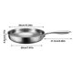 thumbnail image 3 of Sartén antiadherente de titanio para cocinar sin esfuerzo y limpiar fácilmente Batería de cocina duradera diseñada para uso diario con revestimiento avanzado, 3 of 3