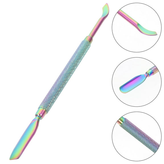 MUSEYA cuticle pusher tool Nail Art Tools Steel 1Pcs Clean Under Nails for Women in Manicure