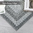 thumbnail image 4 of 2025 New Modern Braided Print Area Washable Rug, Entryway Non-Slip Runners, Ultra-Thin Farmhouse Kitchen Mat, Non-Shedding Accent Carpet, for Bedroom Bedside Laundry, 4 of 7