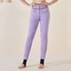 thumbnail image 2 of Gibobby Running Pantalones Deportivos Yoga Mallas gruesas terciopelo con nubes invierno para mujer, mallas largas cálidas nailon con cintura alta para y mallas largas terciopelo（Morado，Talla única), 2 of 5