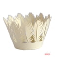 thumbnail image 1 of Injueey 50 Uds. Envoltura de caja de papel para pastel de Muffin de taza de encaje hueco envoltorio para cupcakes Herramientas y accesorios para hornear estrella de la joyería Injueey JJ23173-07, 1 of 6