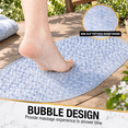 Bathtub Mat Non Slip 35x16 Inch Bubble Oval Bath Tub For Bathroomhine ...