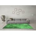 thumbnail image 3 of Ahgly Company Indoor Round Oriental Emerald Green Industrial Area Rugs, 6' Round, 3 of 4
