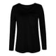 thumbnail image 4 of Camisas Para Mujer Tallas Grandes Casual Cuello en V Suelto Bolsillo Sólido Manga Larga Tops Mujer Blusa Odeerbi ODB128624, 4 of 5