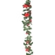 thumbnail image 5 of Matsuzay Flor de rosa artificial, plantas falsas, simulación de vid de rosa, flores colgantes de pared portátiles, decoración para fiesta de Rojo 230*8 2piezas, 5 of 6