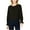 black, variant on Bar Iii Womens Keyhole Pullover Blouse