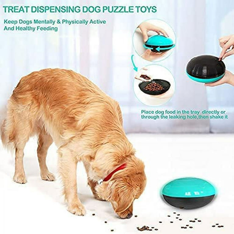 Interactive Puzzle Game Toys for Large Dogs, Durable Rubber Dog Birthday  Toys, Outdoor Treat-Dispensing for Dog Boredom, Tough Toy for Dog 