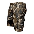 thumbnail image 2 of Fabrcox Men's Camo Cargo Shorts Elastic Waist Bermuda Shorts for Men Breathable Summer Outdoor Athletic Men’s Basketball Shorts with Pockets Brown XL, 2 of 4