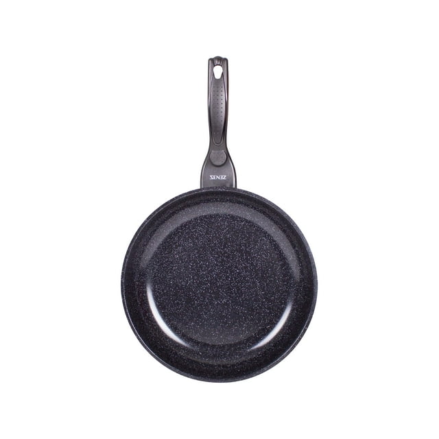 Sartén Zenez Con Recubrimiento De Cerámica Antiadherente Color Negro - 28cm