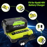 40 Volt 8.0Ah OP40601 Replacement for Ryobi 40V Lithium-ion Battery OP4050 OP4040