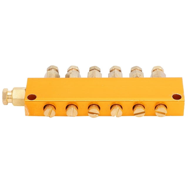 Oil Distributor Brass Lubrication System with Adjustable Valve for CNC Machine