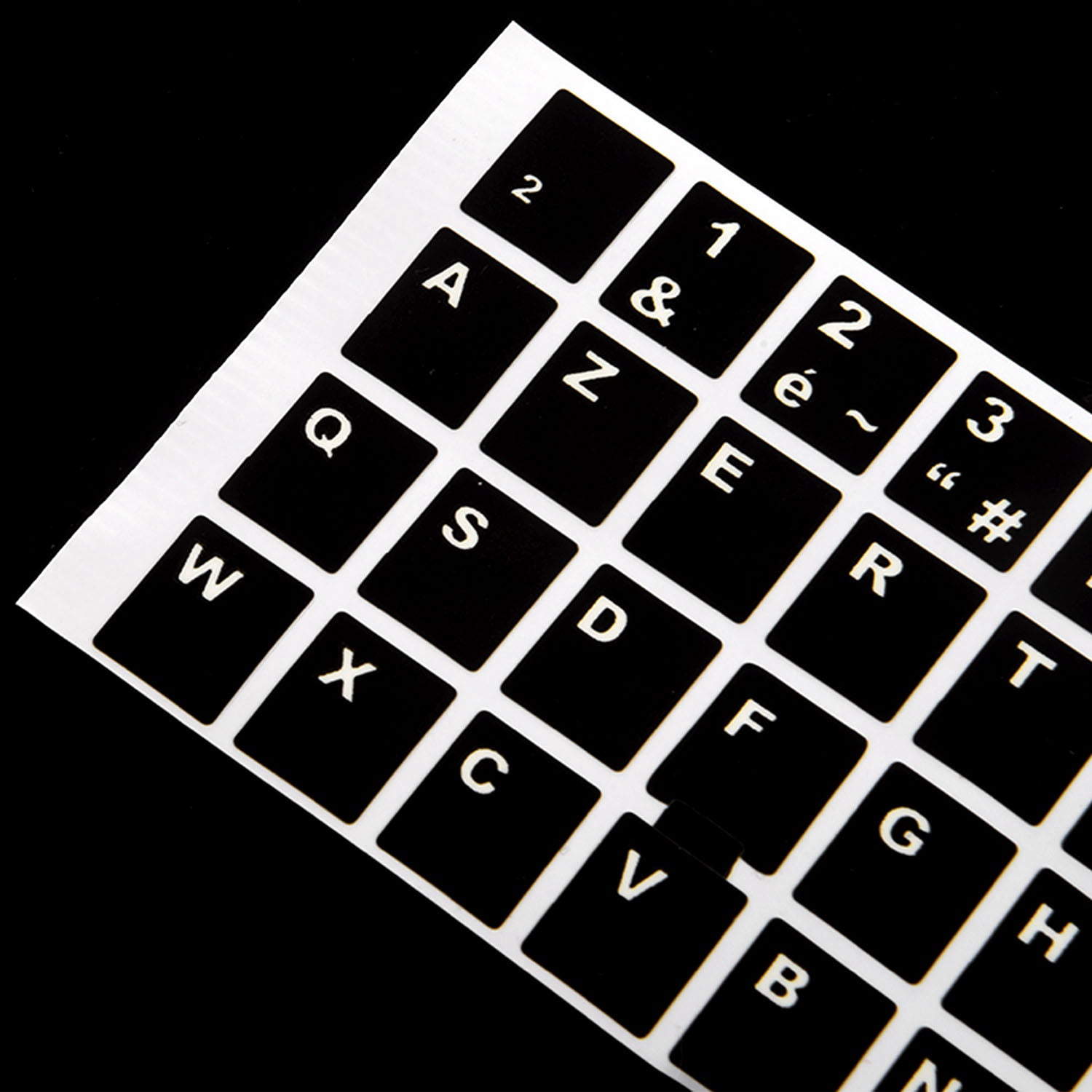 Franch Keyboard Sticker (2 Pieces) Azerty Matte French Keyboard