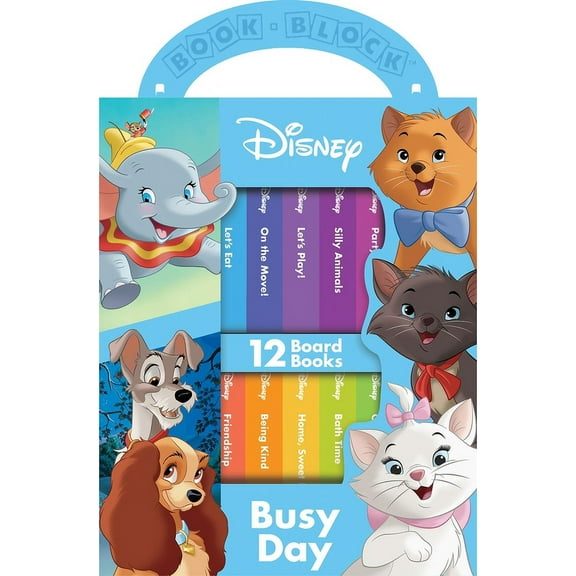 Disney: Busy Day 12 Board Books, (Paperback)