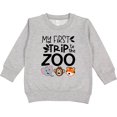 thumbnail image 2 of Inktastic My First Trip to the Zoo Cute Animals Toddler Sweatshirt, 2 of 4