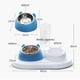 thumbnail image 3 of Cuenco de comida para gatos, cuenco de comida para gatos, cuenco elevador de comida para gatos, cuenco de comida para perros, juego de cuencos para gatos, plataforma inclinada de 15°, comida y agua, 3 of 4