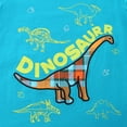 thumbnail image 2 of HILEELANG Little Boy Summer Short Clothes Sets Outfits Easter Cotton Blue Dinosaur Shirts Shorts Playwear Size 7, 2 of 5