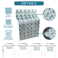 thumbnail image 7 of Table Runner Dresser Scarves 72 Inch Long, Mid Century Geometric Hexagon Pattern Linen Dining Table Runners Modern Abstract Art Tabletop Scarf for Wedding Holiday Party Kitchen, 7 of 7