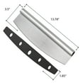 thumbnail image 2 of Checkered Chef's Pizza Cutter - Rocker Type Pizza Cutter, 2 of 3