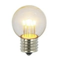 thumbnail image 1 of Vickerman XLED2651 Ampoule de Remplacement LED Transparente en Verre Blanc Chaud 0.9W - 5 par Boîte, 1 of 1