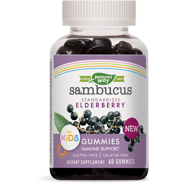 Sambucus Standardized Elderberry Gummies for Kids, Immune Support