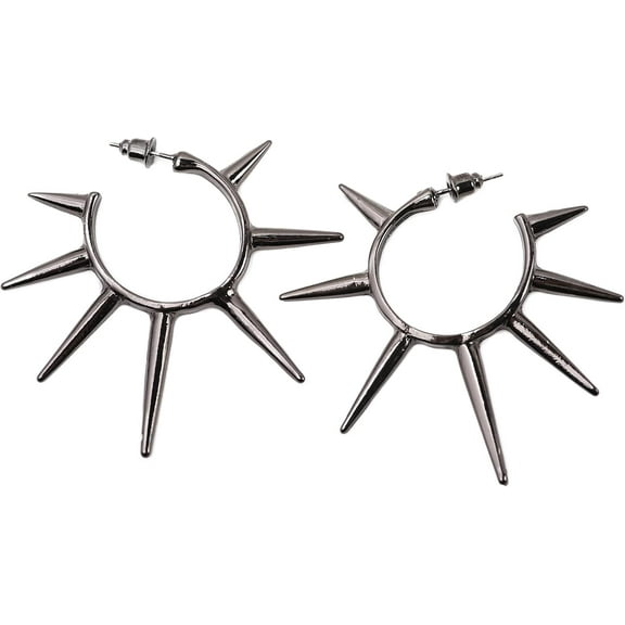 Gothic Punk Spike Earrings, Zinc Alloy Spike Earrings Pendant, Goth Jewelry Gift For Women, Men, Jewelry Gift For Women, Men