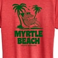 thumbnail image 3 of Instant Message - Myrtle Beach Alligator - Women's Short Sleeve Graphic T-Shirt, 3 of 6
