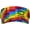 C2978, variant on Rainbow LGBT Gay Pride Sport Sun Visor Hats LGBT Ball Caps Empty Top Baseball Sun Cap for Men Women
