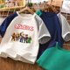 thumbnail image 1 of juego Anime estampado algodón manga corta Top niños hogar camiseta Anime periférico regalos de cumpleaños, 1 of 5