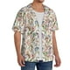 thumbnail image 2 of Fotbe Floral Camisa Estampada de Manga Corta para Hombre, Casual de Verano, Estilo Playero, Sin Arrugas-Medium, 2 of 5