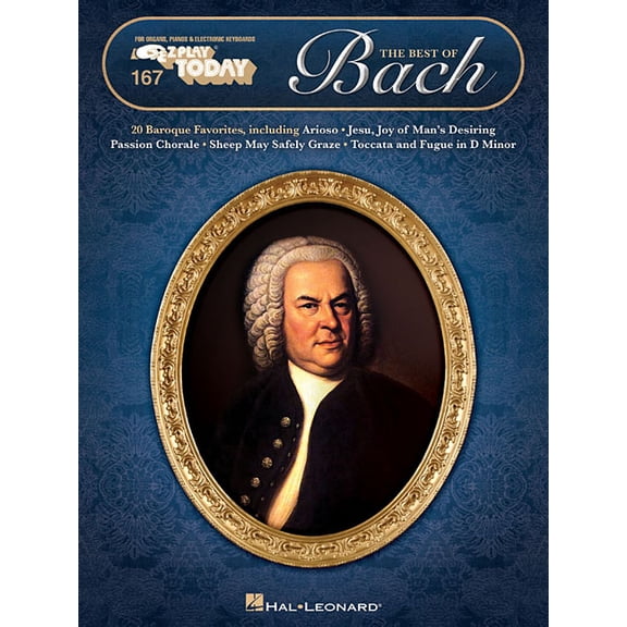 The Best of Bach: E-Z Play Today Volume 167, (Paperback)