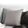 thumbnail image 2 of Austin Taupe Decor Pillow (Feather Insert) 14"x20" Rectangle, 2 of 5
