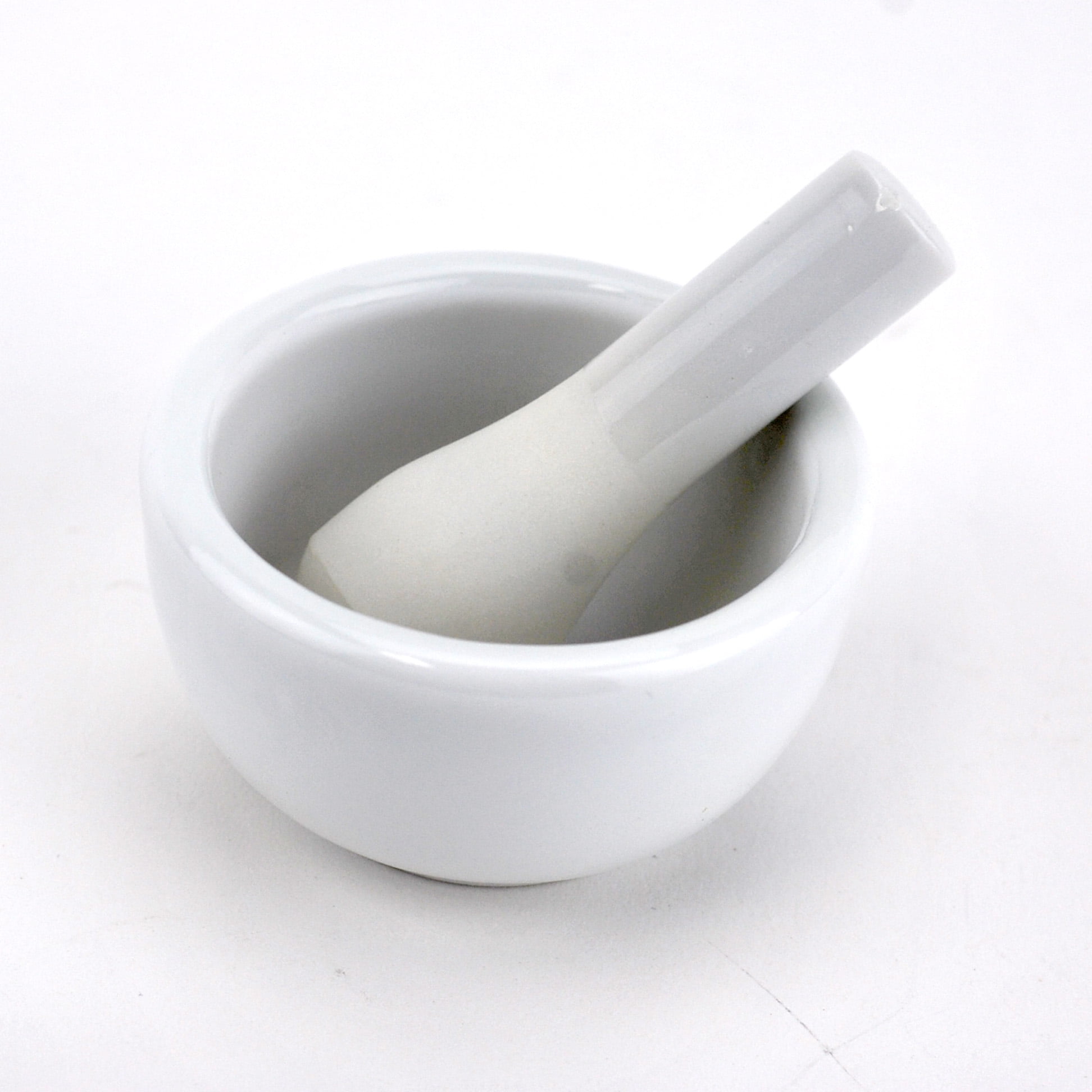 Mortar and Pestle, Porcelain, 130 mm Diameter, 320 ml volume