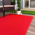 thumbnail image 5 of Koeckritz Rugs Economical Bright Red Indoor/Outdoor Area Rug 6' x 8', 5 of 7