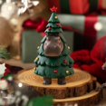 thumbnail image 1 of Estatuas de Animales Adorables para El Árbol de Navidad, Decoraciones Navideñas y Regalos para El Hogar., 1 of 5