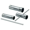 thumbnail image 4 of Unique Bargains 3 Pcs Dual-Ended Wrench Socket Spark Plug Spanner Set (16mm, 21mm, 17/19mm), 4 of 4
