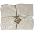 thumbnail image 3 of Elrene Home Fashions Farmhouse Living Rustic Vogue Aspen Diamond Tufted Fringe Blanket Throw for Couch/Sofa/Bed/Everyday, Single (50 in x 60 in), Ivory Single Throw (50 in x 60 in) Ivory, 3 of 6