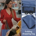 thumbnail image 4 of Panier d'Achats avec Roue Sac de Chariot d'Épicerie Pliant Pochette de Sac d'Épicerie, 4 of 8