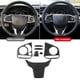 thumbnail image 1 of Decoración interior del coche, volante de fibra de carbono, cubierta del volante, moldura de fibra de carbono, elegante y moderna, 1 of 9