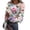 Dark Purple, variant on Going Out Tops for Women Long Sleeve Vintage Floral Print Blouses Slim Fitted Going Out Tunic Tops Dressy Casual Crew Neck Fall Spring T Shirts Light Green XXL