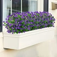 thumbnail image 6 of Sinhoon 6 Bundles Artificial Flowers Outdoor Fake Flowers for Decoration UV Resistant No Fade Faux Plastic Plants Garden Porch Window Box Dcor(purple), 6 of 14