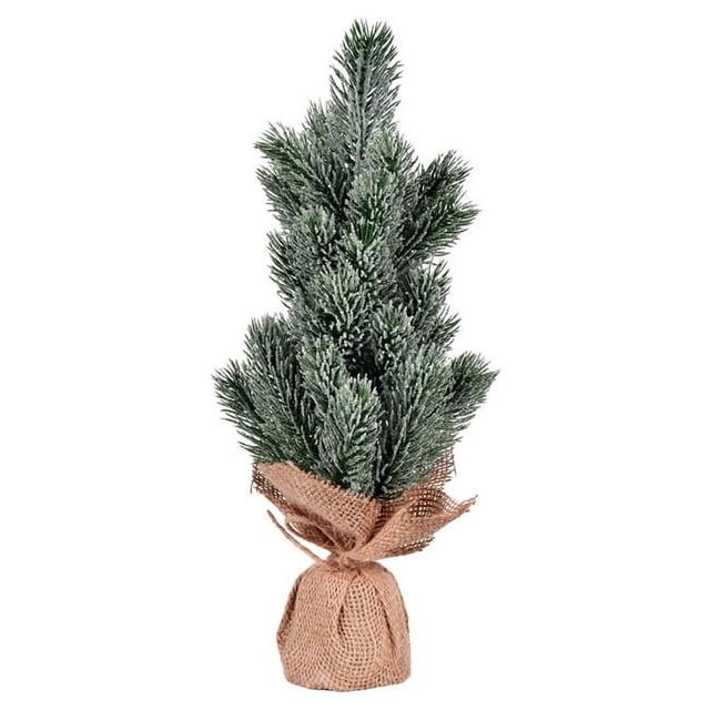 Vickerman LF203215 15 Po Épicéa Gelée Arbre à Gaules Toile de Jute - 2 Pièces