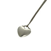 Pre-Owned TIFFANY&Co. Tiffany heart motif silver 925 chain necklace pendant 25738 (Good)